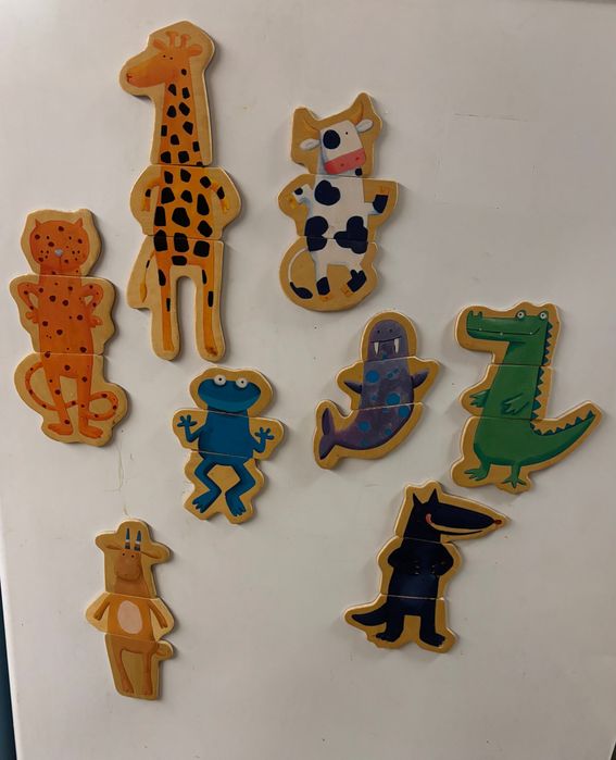 Детски дървени магнити Djeko ферма