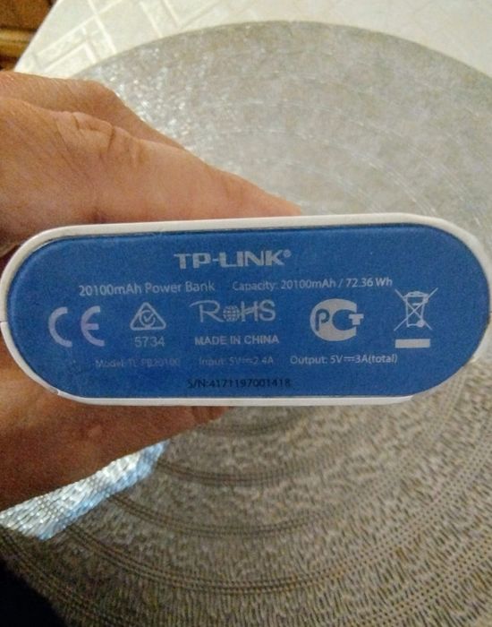 Baterie externã TP-Link 20100mAh
