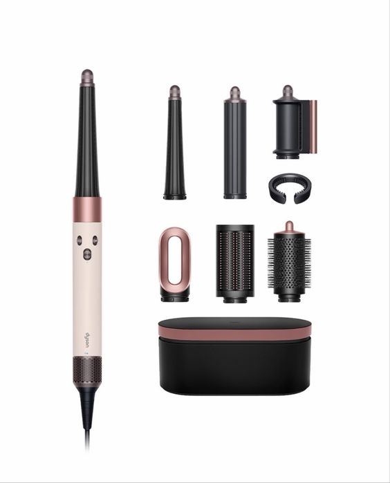 Маша за коса Dyson HS08 Airwrap i.d.™ 601848-01, Bluetooth® връзк., Ceramic Pink/Rose Gold