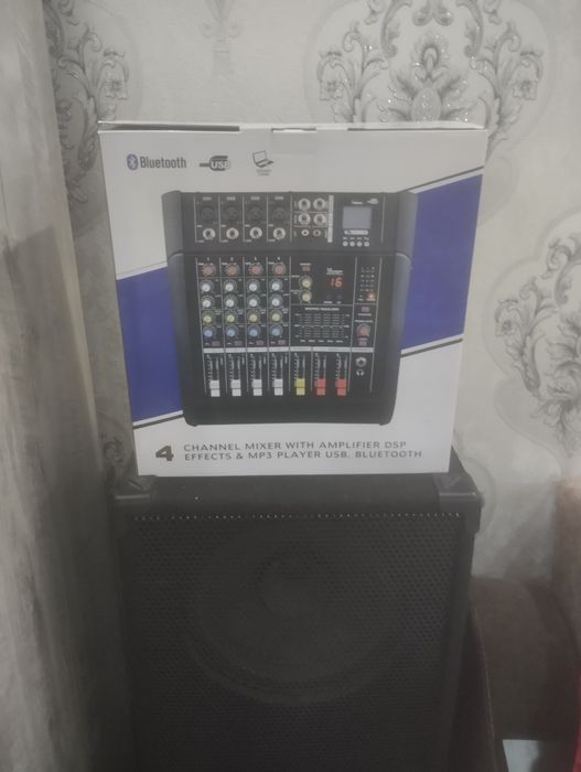 Усилитель  колонка по 200вт