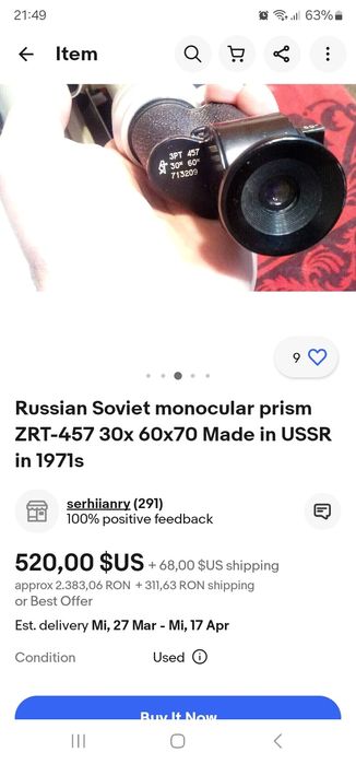 Telescop Rusesc Colectie