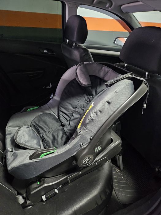 Carucior 3 in 1 + baza isofix Combo Max Dark Grey - Krausman