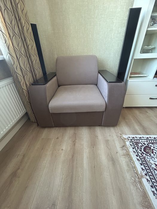 Диван угловой, софа и кресло