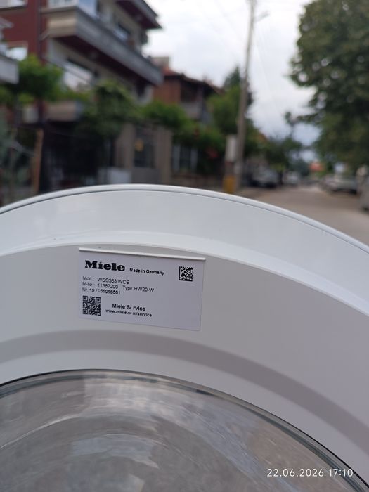Пералня miele W1 9кг.