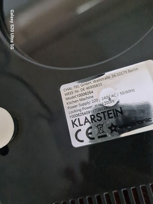 КLARSTEIN Кухненски робот Lucia 3-в-1