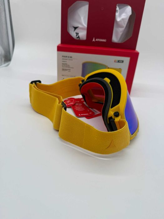 Ochelari ski schi snowboard Atomic Four Q HD Saffron 2 lentile