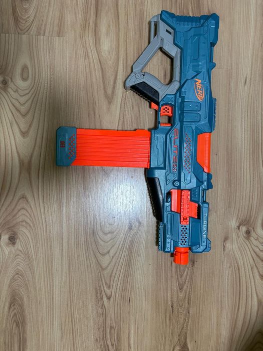 Blaster NERF Elite 2.0 - Turbine CS-18 E9481,  albastru-portocaliu