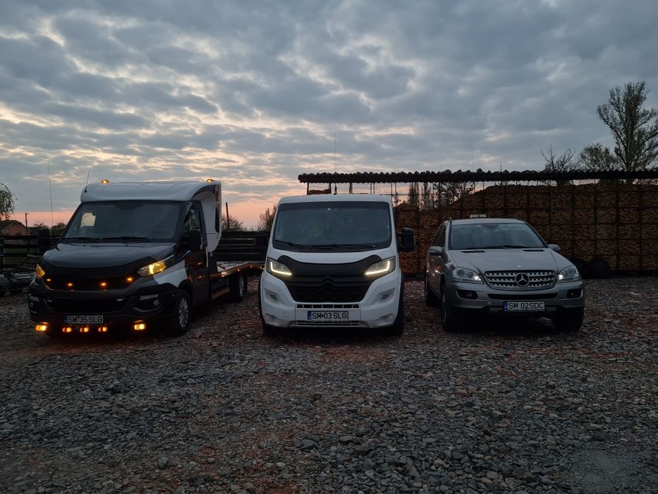 Tractari Transport Auto Autoutilitare Utilaje Marfa Intern si International Non Stop 24/7