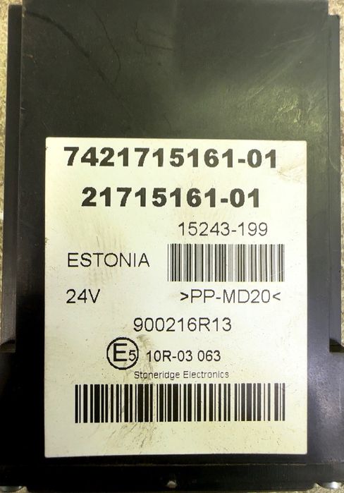 20739680 Unitatea de control a cutiei de viteze STONERIDGE ELECTRONIS B5LH, B0E (2008-) VOLVO