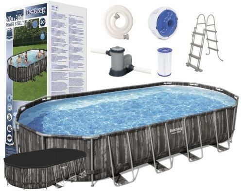 Каркасный бассейн INTEX BESTWAY 610×366×122 стойка бассейн basseyn