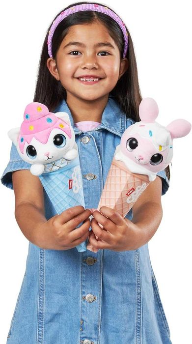 COCO CONES ZURU Плюшено животинче в конус 3 броя комплект