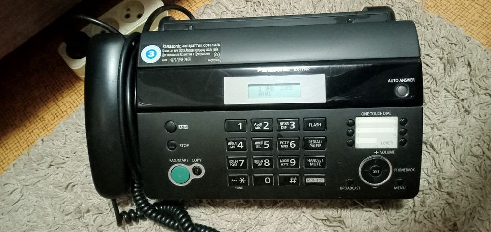 Факс , телефон , Panasonic  KX-FT982