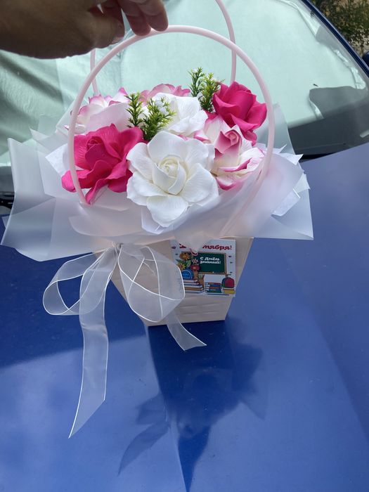 Букеты. Мыльные розы. Сабын гулдер.