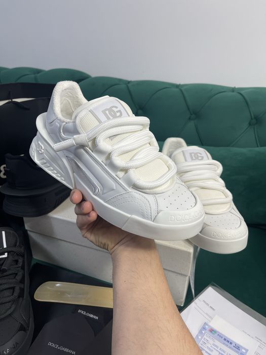 Adidasi Dolce Gabbana piele naturala 100% Full Box colectie noua