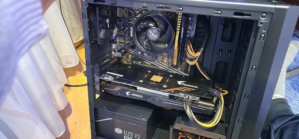 Геймърски компютър Gtx 1060 6gb ryzen 4100