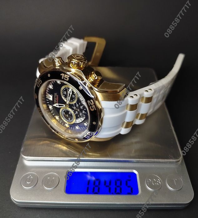 часовник INVICTA Pro Diver SCUBA white Gold 48 mm, Инвикта нов