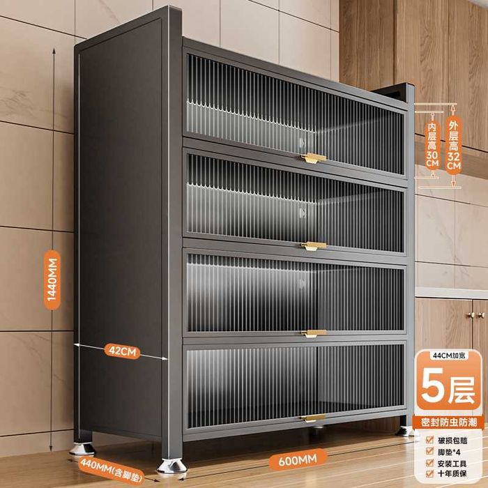 Буфет с витражами, Минималистичный шкаф, qulay javon oshxonada tartib