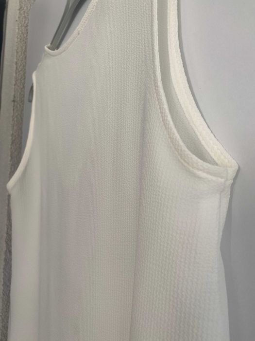Bluza/top alb ecru, S/36, noufara eticheta, material super