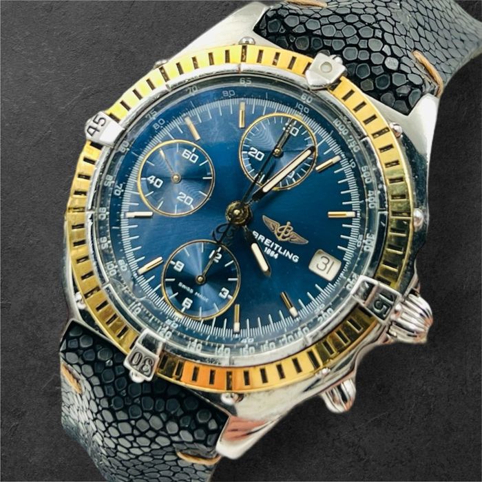 Breitling Chronomat – Steel & 18k Gold Bezel, 39 мм, Automatic 7750