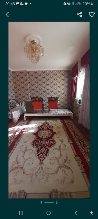 Xovli sotiladi 5 sutix 4 xonalik narxi 500 million