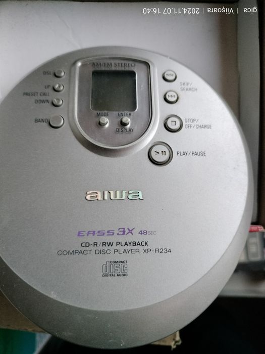 Mini disc și walkman