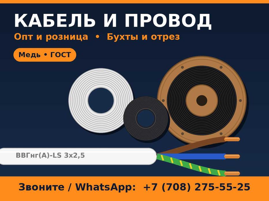 сетевые кабели оптом поставка