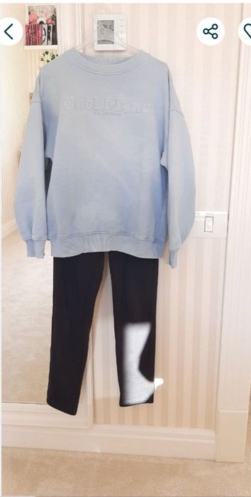 Hanorac Zara + pantaloni H&M/ fete 9-10 ani