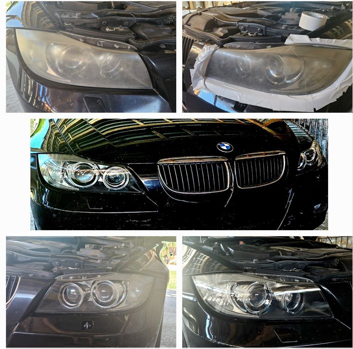 Polimerizare, polish faruri auto