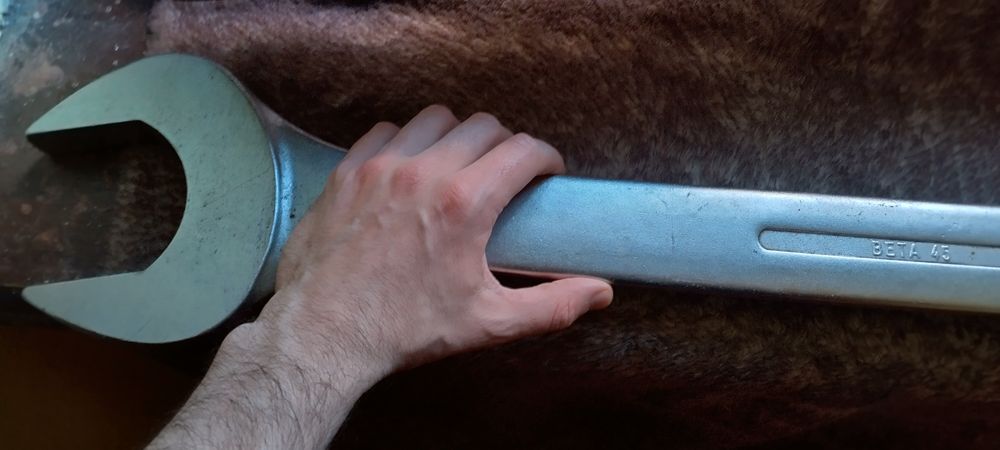 Cheie combinata 610mm Beta Tools Heavy Series 45 55mm greutate 3kg