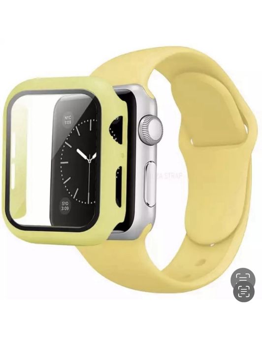 Curea Silicon Carcasa Husa Apple Watch Iphone 2 3 4 5 6 7 SE 8 9 10 11