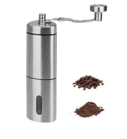 Мелничка за кафе и черен пипер - хром и керамика