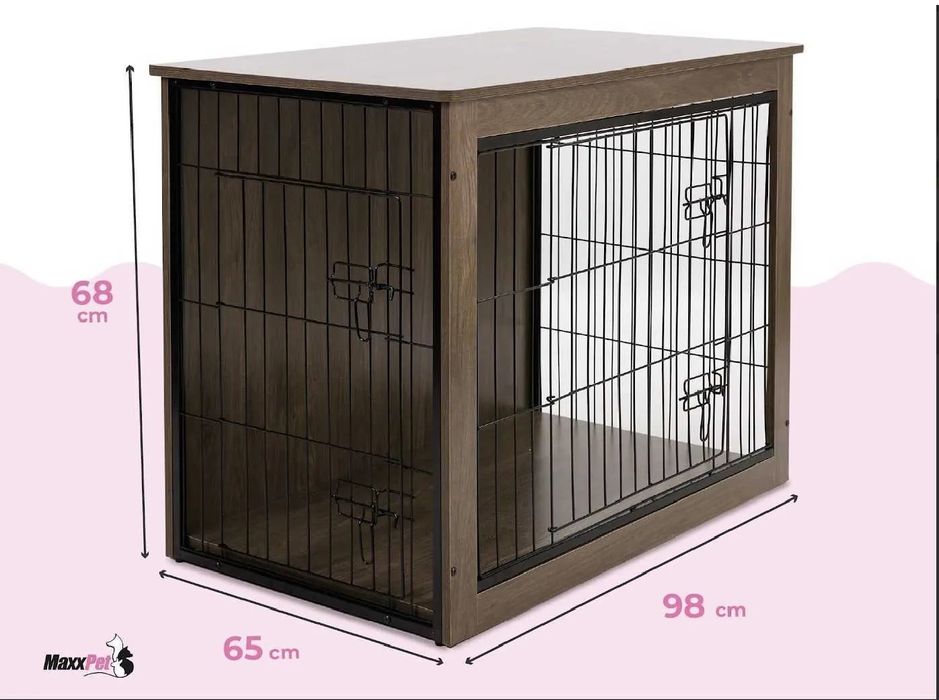 Елегантна мебел клетка за домашен любимец