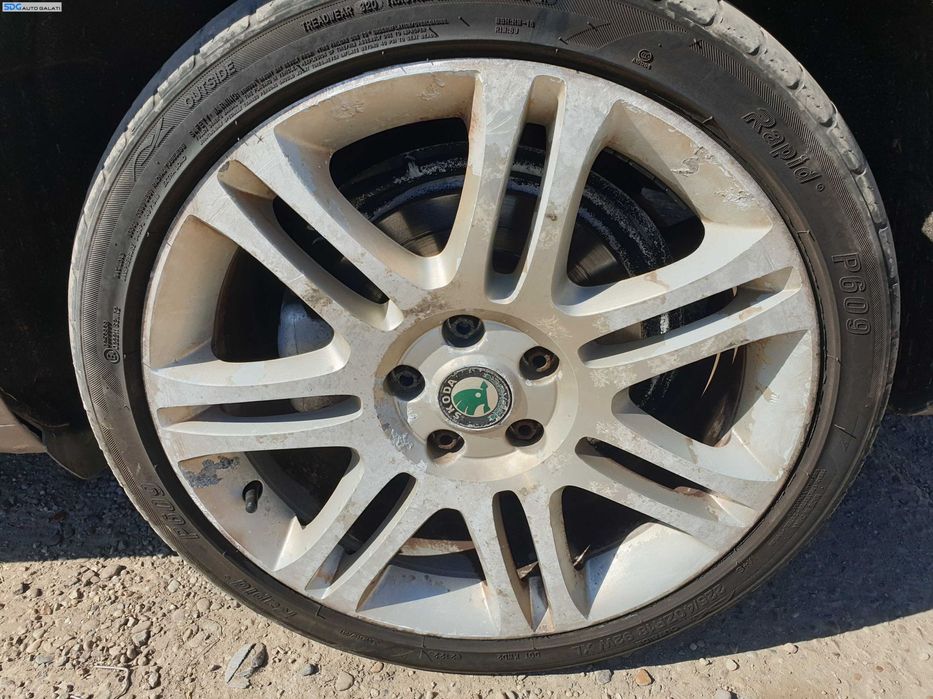 Set 4 Jante Roti Aliaj 225 40 18 R18 ZR18 5x112 Anvelope Vara Audi A4 B6 2001 - 2005 [K0055]