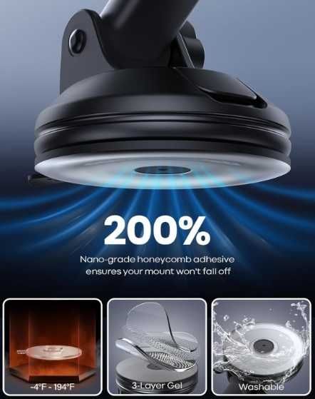 Стойка №4004 за телефон вакуум 360 °