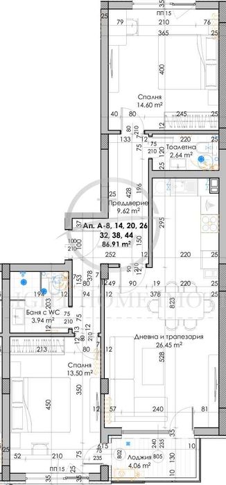 Продава се Тристаен апартамент в Пловдив, Кючук Париж - 103 кв.м за 795 €/кв.м - Снимка #2