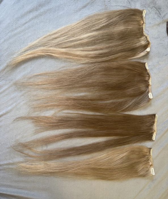 Extensii de par natural clip on , russian hair