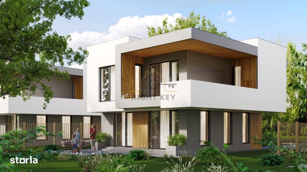 NOU!Vila moderna, 120mpu, 400mpt,  panouri, baterii 10kw! Comision 0%