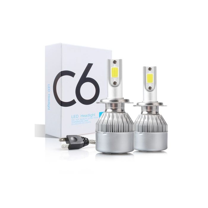 Bec cu LED C6 H7 / 18W - 3500 lumen 6000k 12V