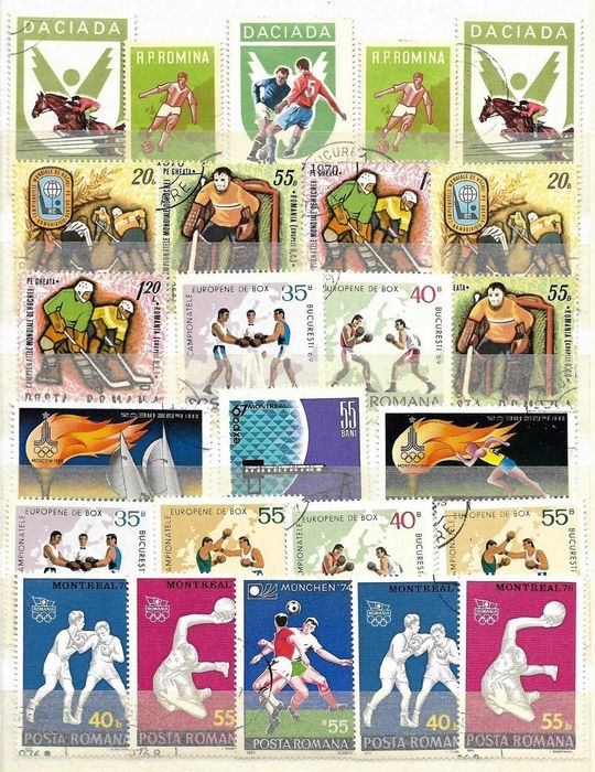Super set de invatare educativ compus din timbre, colite filatelice si un clasor formatul A5, 4 file / 8 pagini filatelie