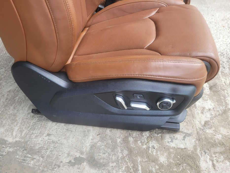 Interior Audi S Q7 2019 Piele maro Incalzire,ventilatie,masaj,memorii