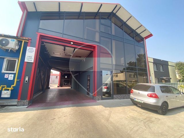 Spațiu industrial de 950mp format din birouri și hala