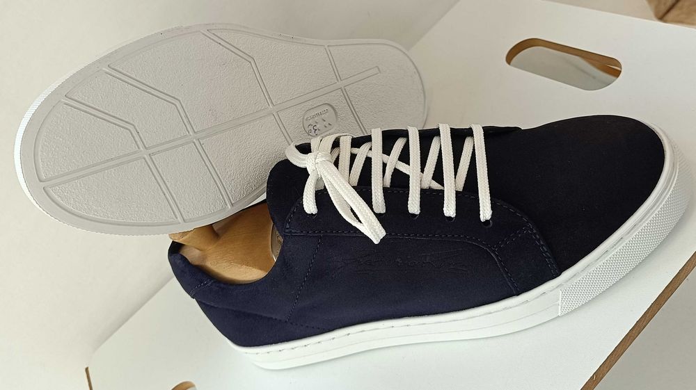 Pantofi sport casual 39.5 40 lucrati manual L. Artigianale NOI piele