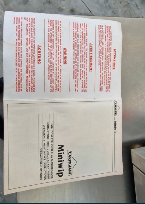 Италианска машина за разбиване на сметана Carpigiani