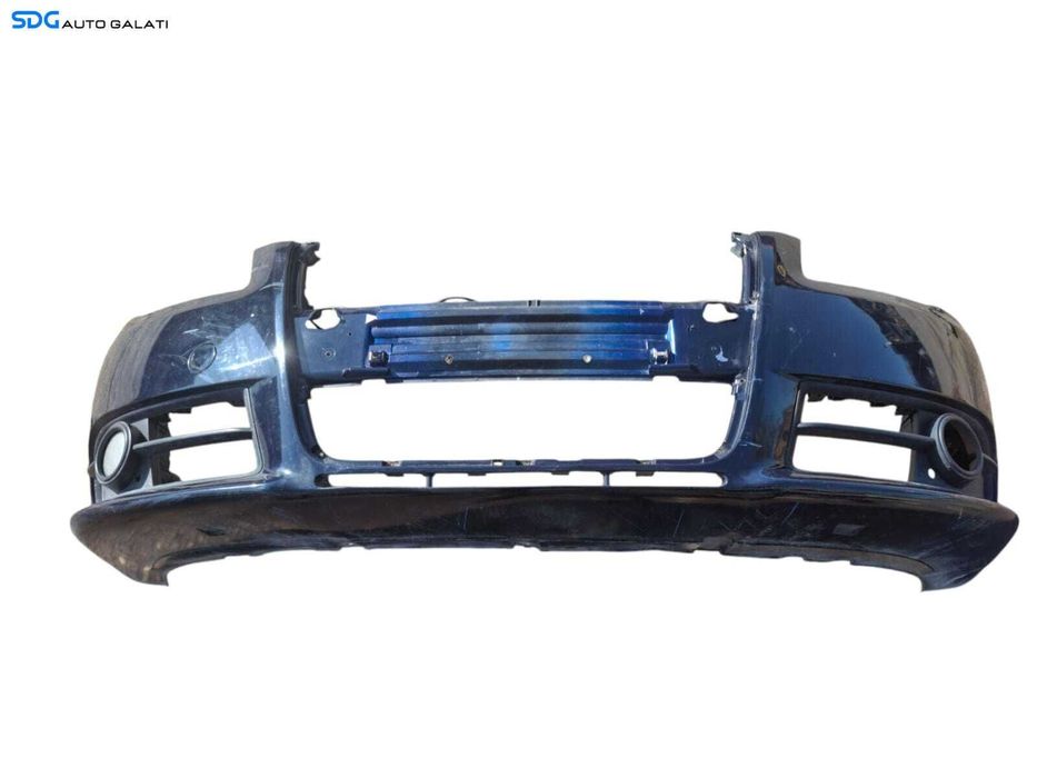 Bara Spoiler Fata S-Line cu Grila Grile Proiector Proiectoare Audi A4 B7 2004 - 2008 (Se prezinta exact cum se vede in poze, are lipsa prinderile de la aripa) [LC0376]