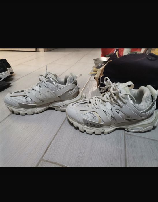 balenciaga track white