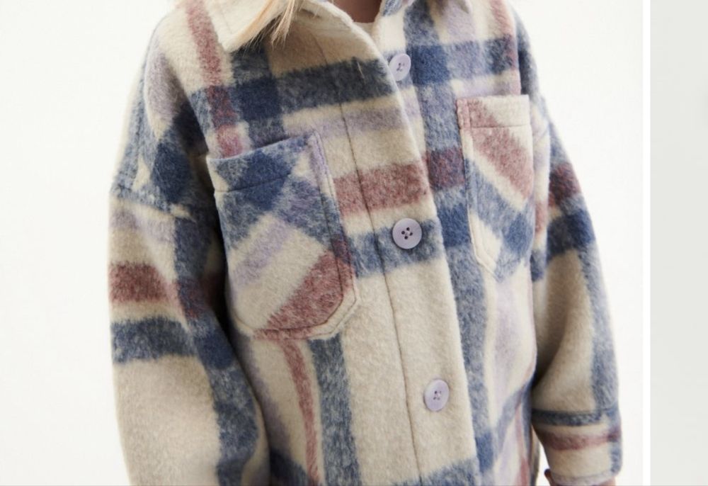 Карирана връхна риза Reserved за момиче размер 80см