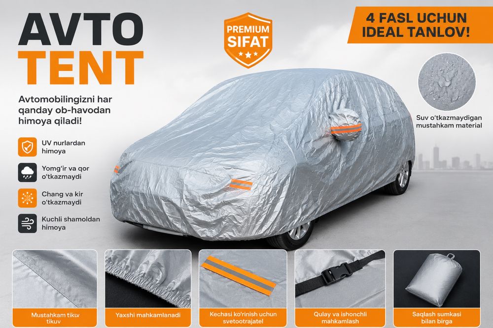 AVTO TENT – Avtomobilingiz uchun ishonchli himoya!