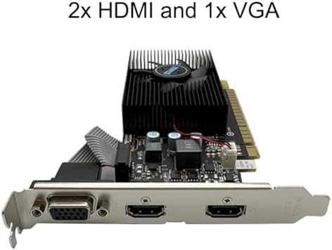 QTHREE GT 730 4GB DDR3 128-bit Dual HDMI Low Profile