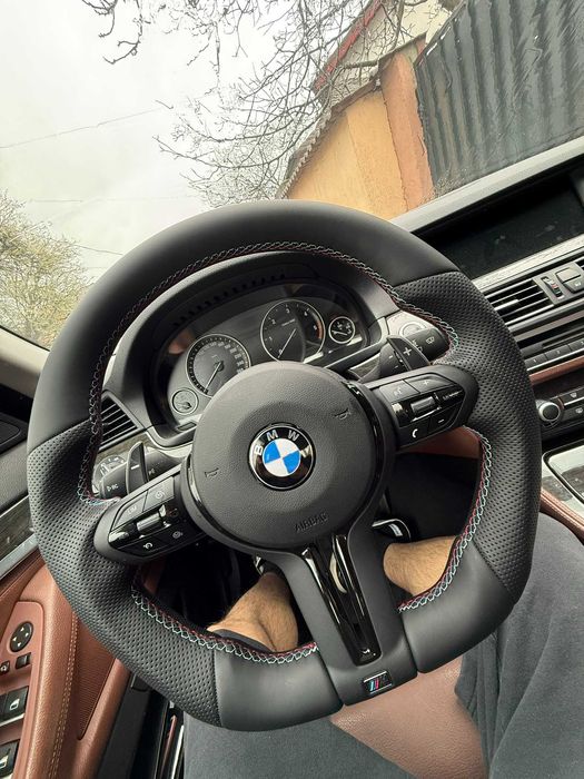 Volan BMW M Tesit /  Piele Nappa & Perforata / BMW F10, F20, F30, F01, F32, F06