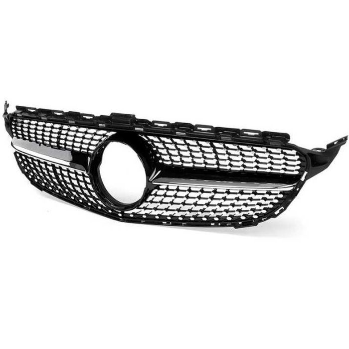 Хром/черна диамантена решетка Mercedes C класа W205 седан S205 комби